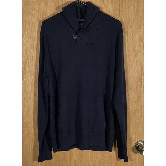 American Eagle Seriously Soft Wool Blend Sweater Kangaroo Pocket Men's Sz M NWT - Picture 1 of 8